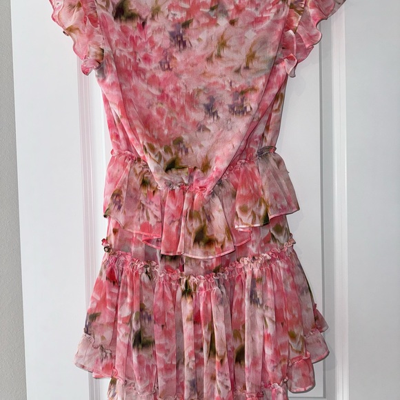 MISA Los Angeles Watercolor Print Dress - Picture 3 of 3